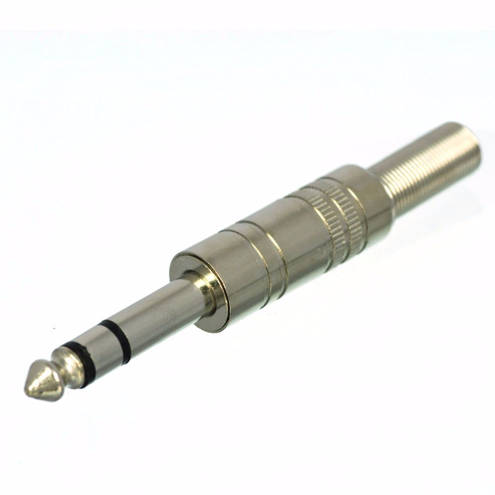 6.35mm stereo plug