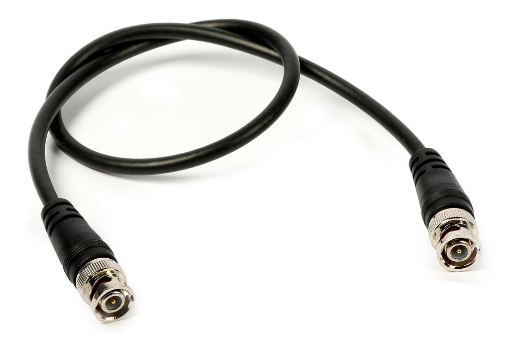 BNC cable male to male video cable Q9 connector