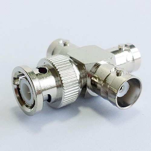 BNC Male to 3 BNC Female Socket Connector