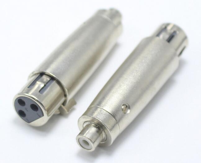 RCA Female jack to XLR 3Pin Female