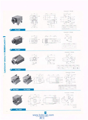 3.5 Phone jacks（SMT)