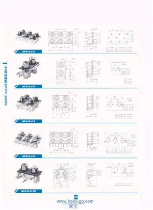 AV pin jacks