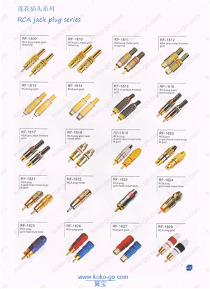 RCA Jack Plug series