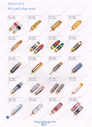 RCA Jack Plug series