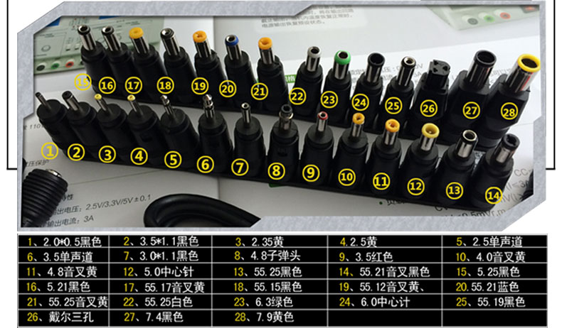 Dc adaptors