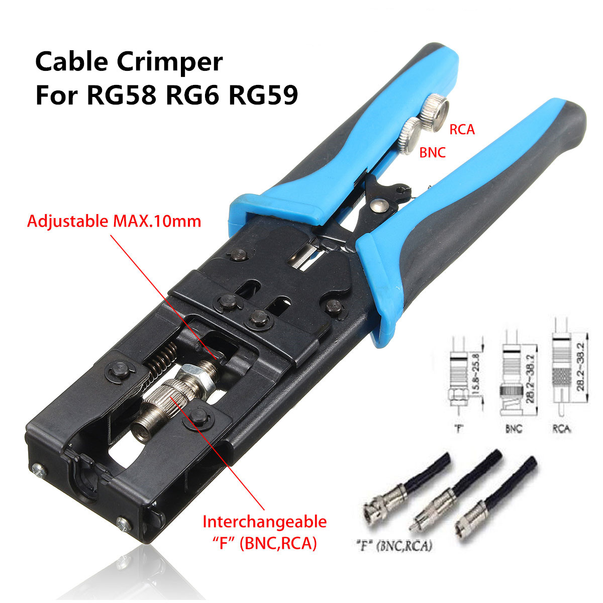 Multifunctional Adjustable Coax Compression Connec