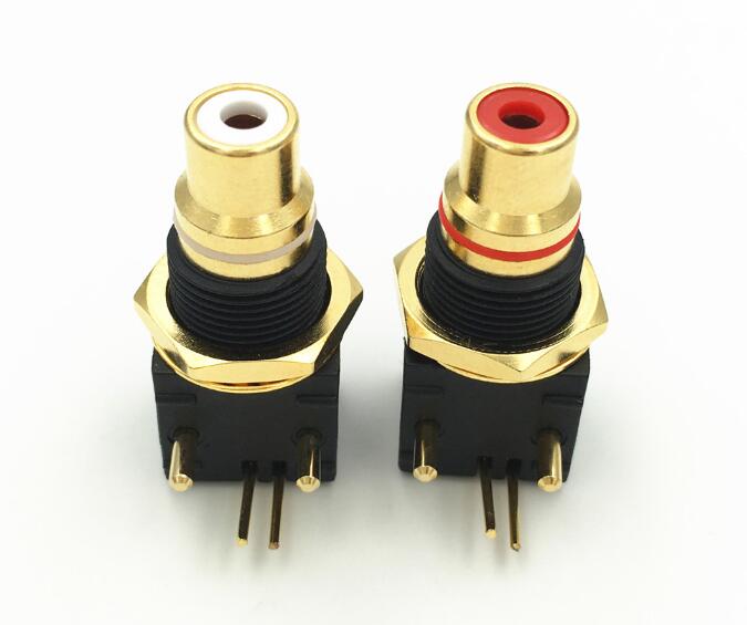 High quality Copper Gold Plated RCA Terminal Fema