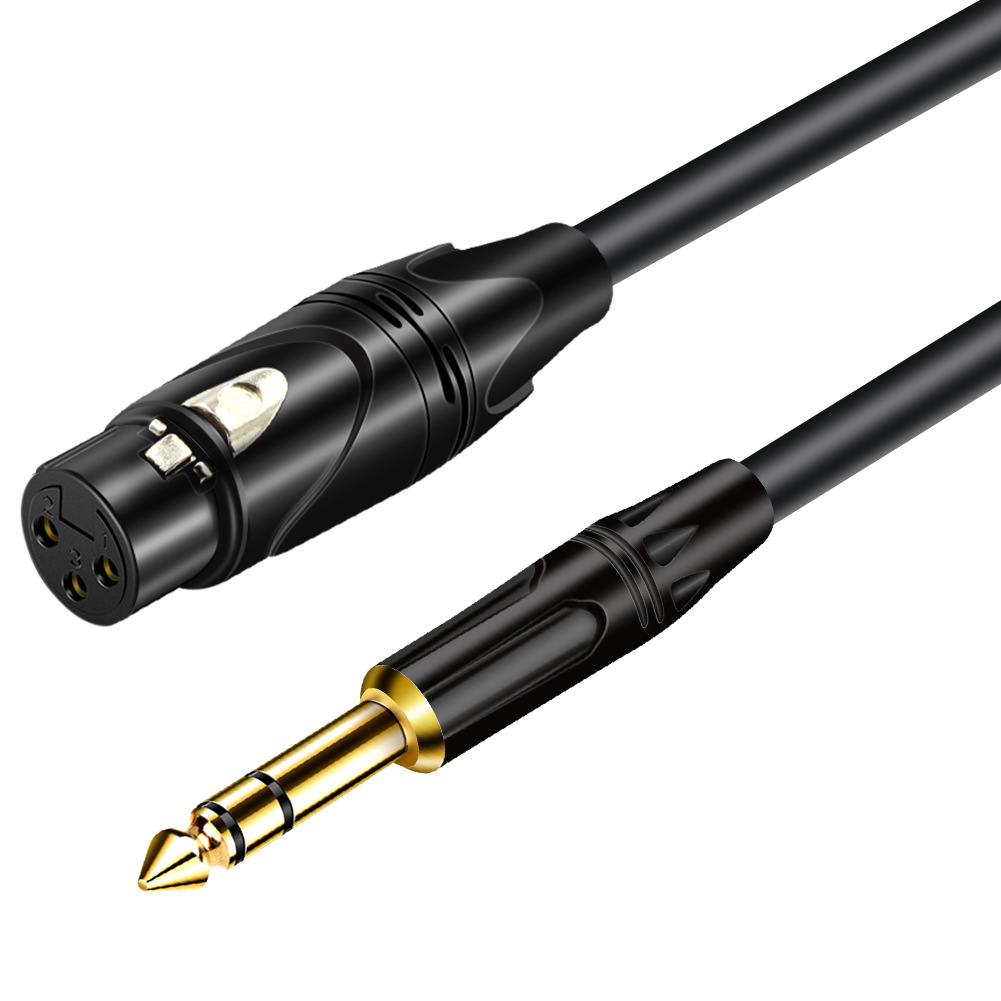 6.35mm male to XLR Female audio cable