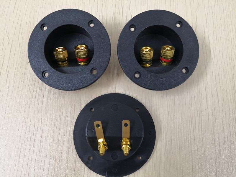 75mm round two position junction box, speaker junc