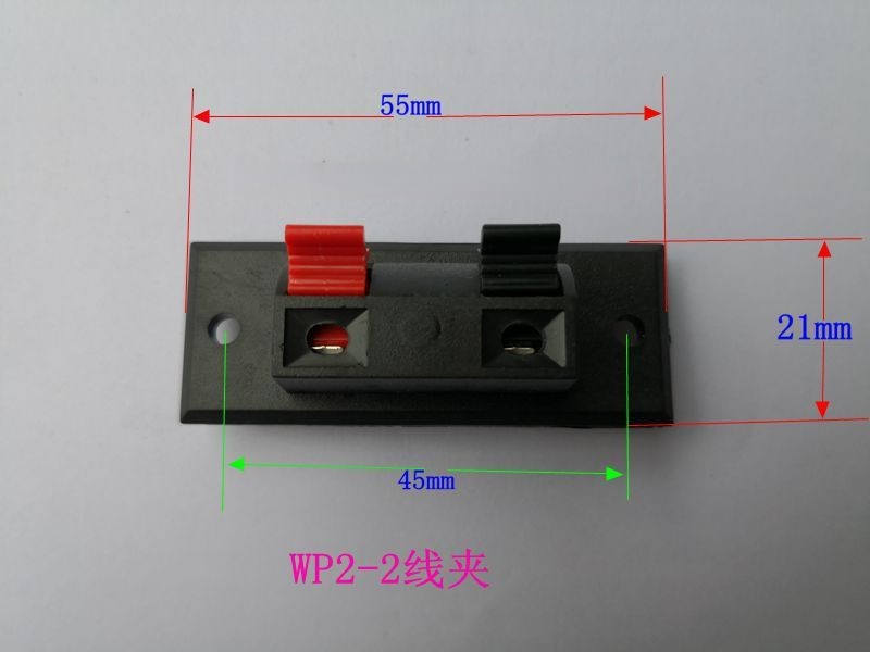 WP2-2 wiring clip speaker wiring clip push type tw
