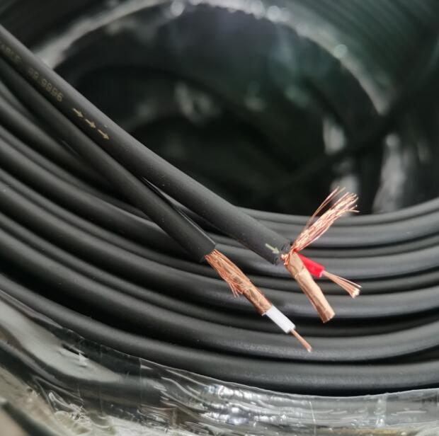 Shielded black dual cable RCA Lianhua audio cable