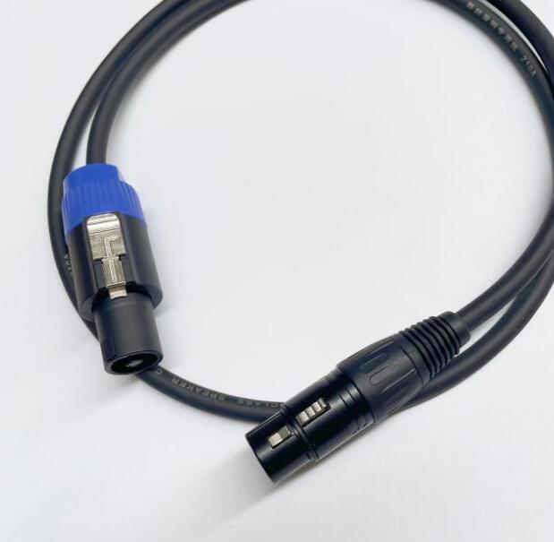 Speakon XLR Male and Female Audio Extension Cable