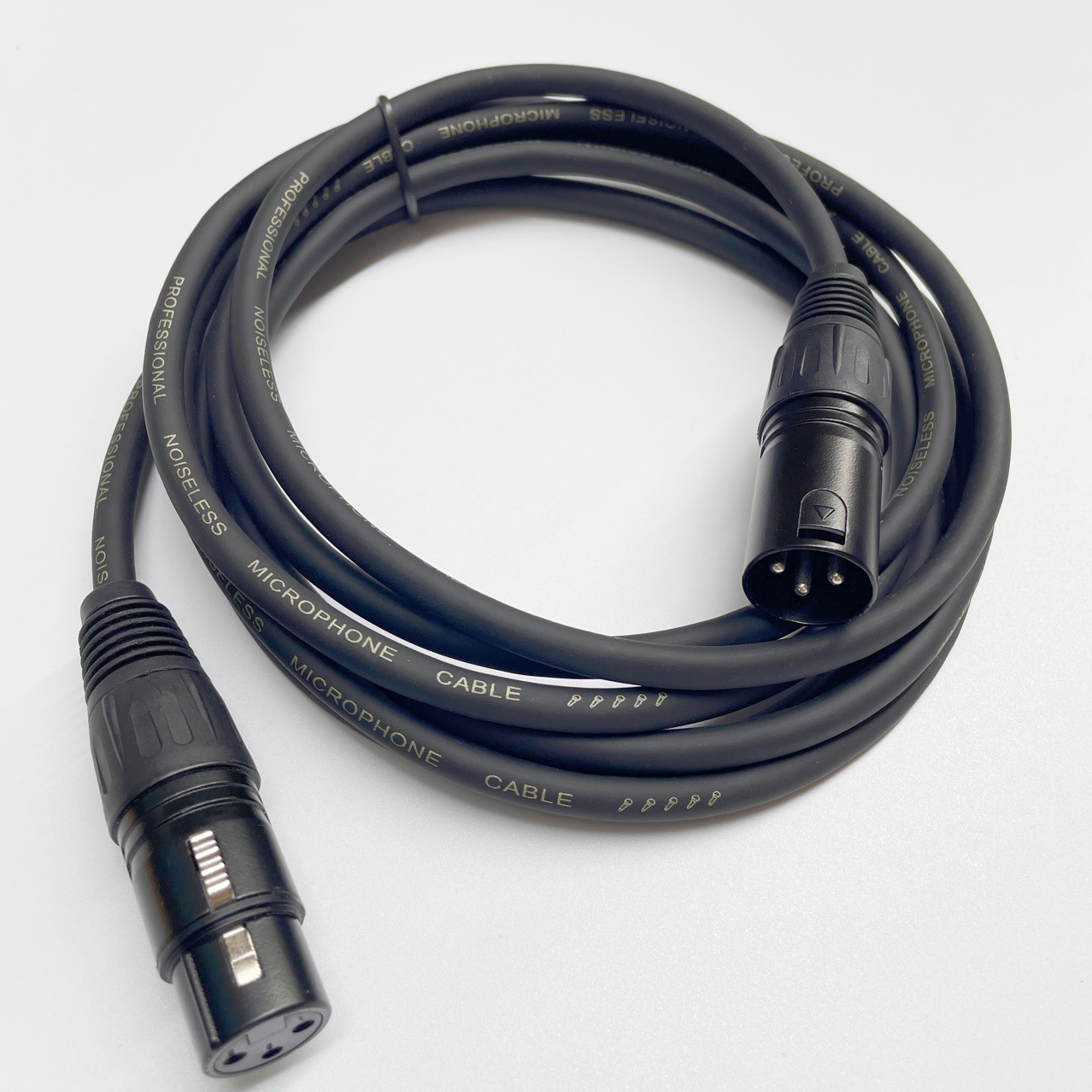 Three core XLR balanced audio cable, Canon cable,