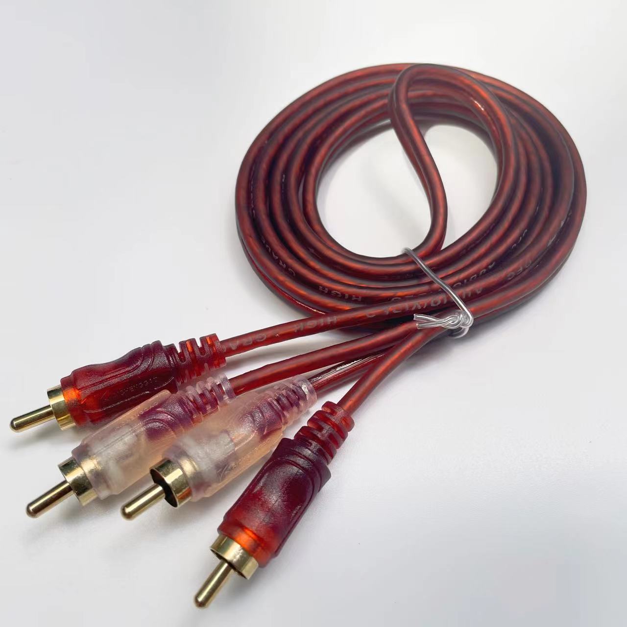 Shielding 2RCA to 2RCA audio cable, two to two Lia