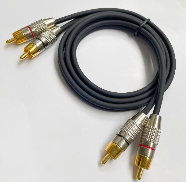 2RCA to 2RCA with Shielded Amplifier HD Player, Tw